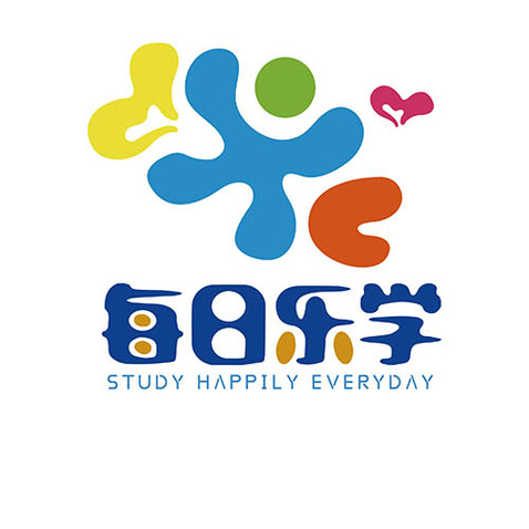 每日乐学logo设计