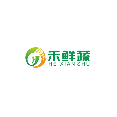 禾鲜蔬logo设计