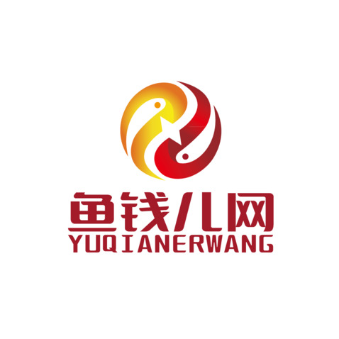 鱼钱儿网logo设计