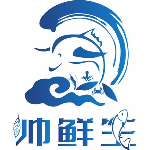 帅鲜生logo设计