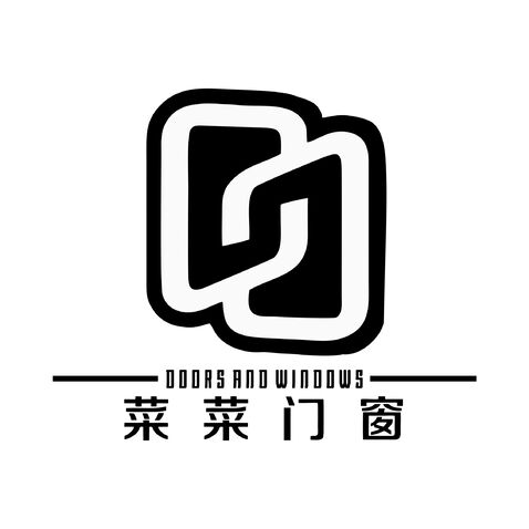 菜菜门窗logo设计