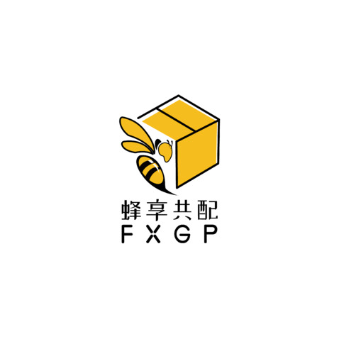 蜂享共配logo设计