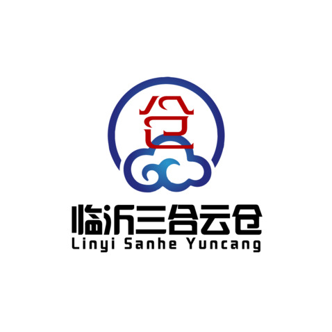 临沂三合云仓logo设计