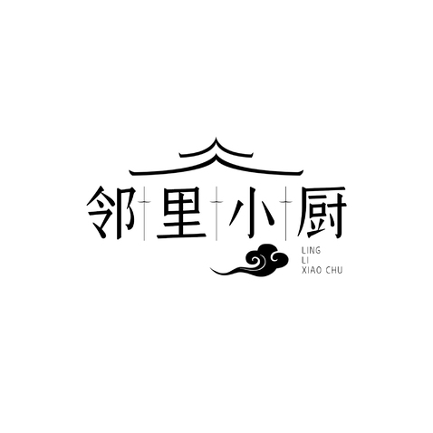 邻里小厨logo设计