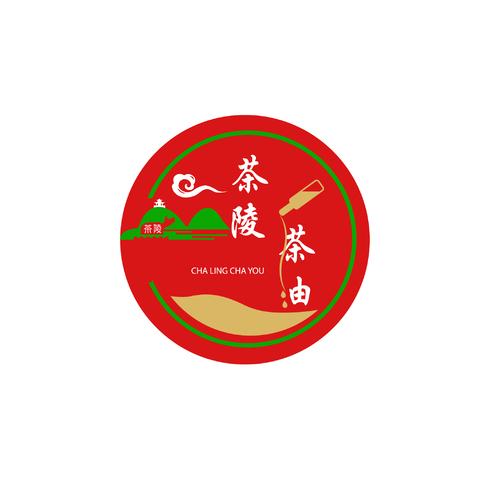 茶陵茶油logo设计