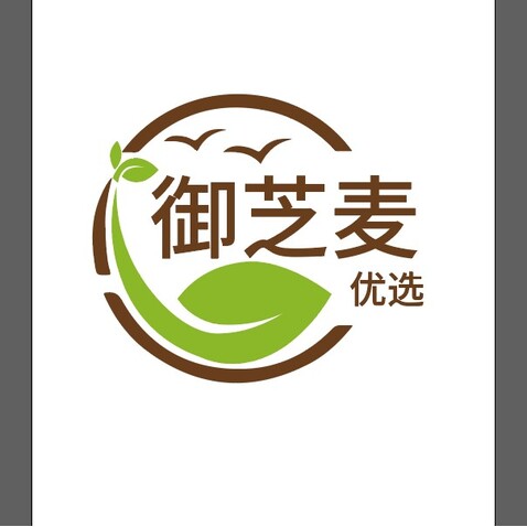 御芝麦logo设计