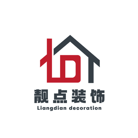 靓点装饰logo设计