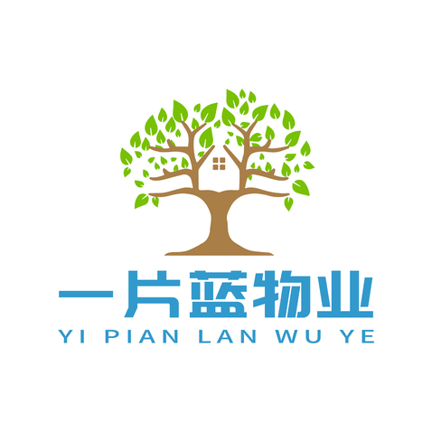 一片蓝物业logo设计