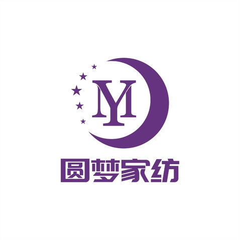 圆梦家纺logo设计