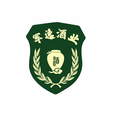 军逸酒业logo设计