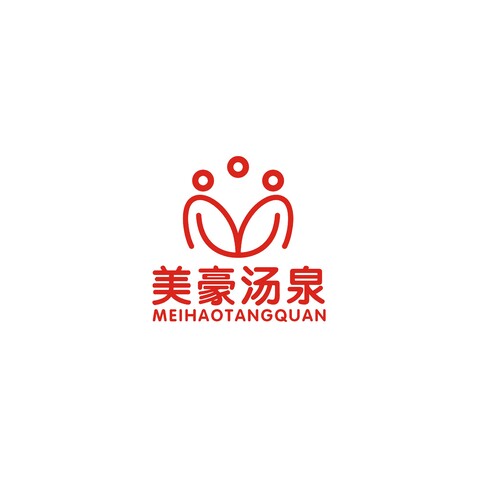 美豪汤泉生活馆logo设计