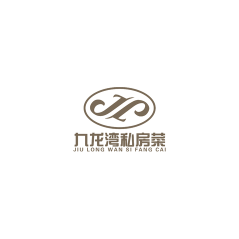 九龙湾私房菜logo设计