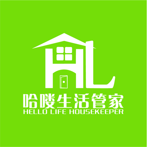 哈喽生活管家logo设计