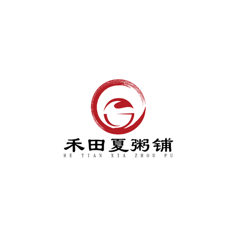 禾田夏粥铺logo设计