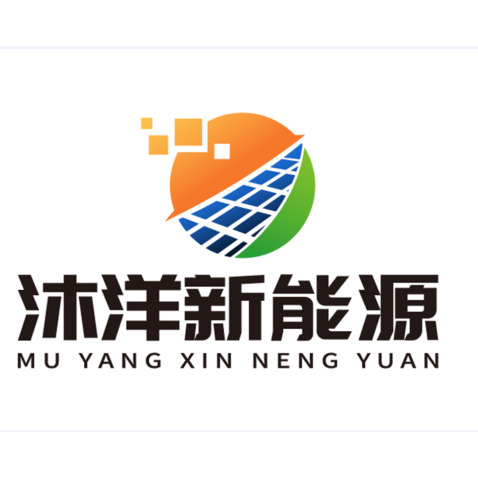 沐洋新能源logo设计