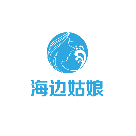 海边姑娘logo设计