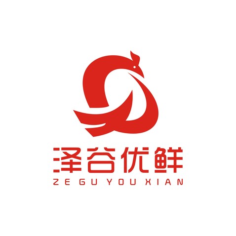 泽谷优鲜logo设计