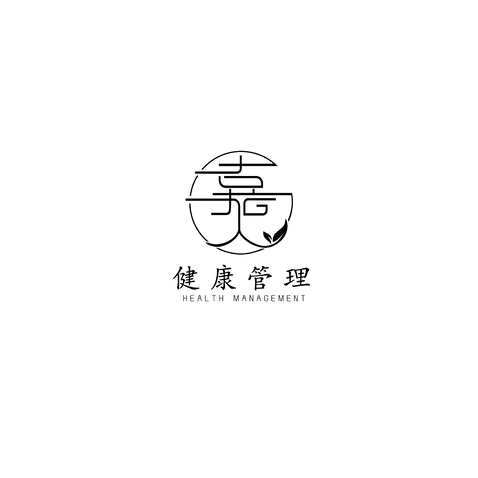 健康管理logo设计