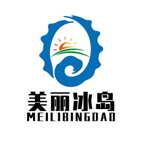 美丽冰岛logo设计