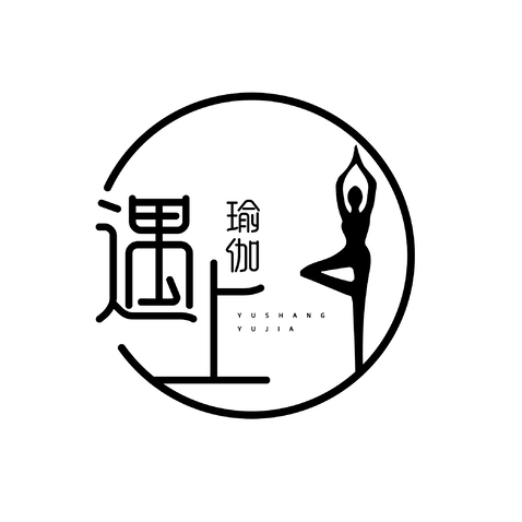 遇上瑜伽logo設(shè)計(jì)