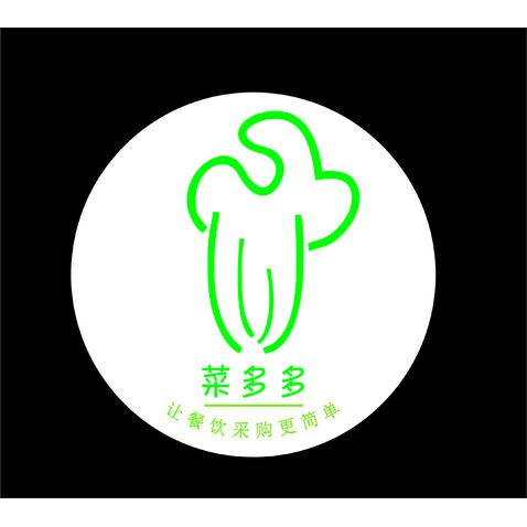 菜多多logo设计