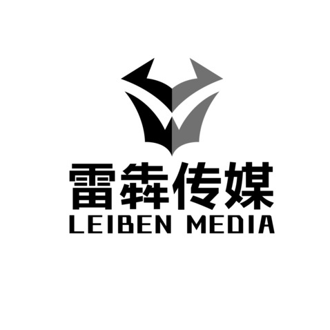 雷犇传媒logo设计