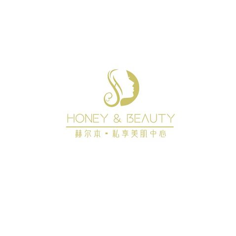 HONEY &amp; BEAUTY 赫尔本logo设计