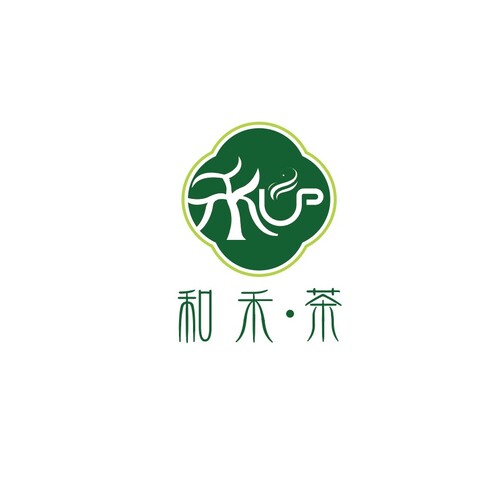 禾和茶logo设计