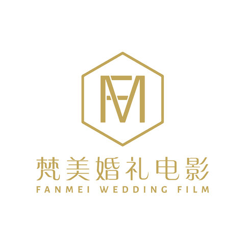 梵美婚礼电影logo设计