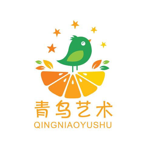 青鸟艺术logo设计