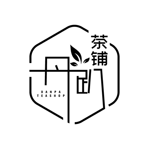 丹趴茶铺logo设计