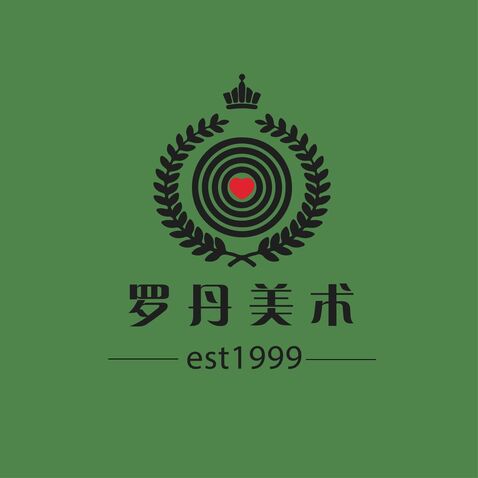 罗丹美术logo设计