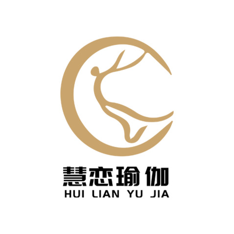 慧恋瑜伽logo设计