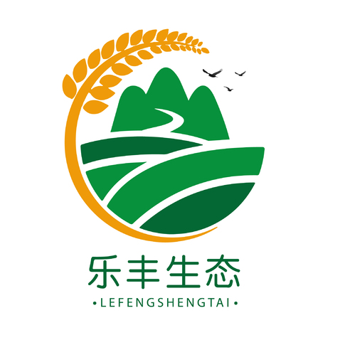 乐丰生态logo设计