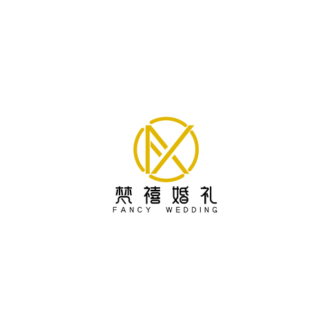 梵禧婚礼logo设计