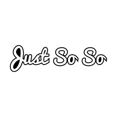 just-so-so一般般logo设计