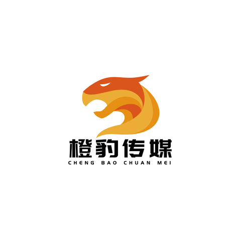 橙豹传媒logo设计