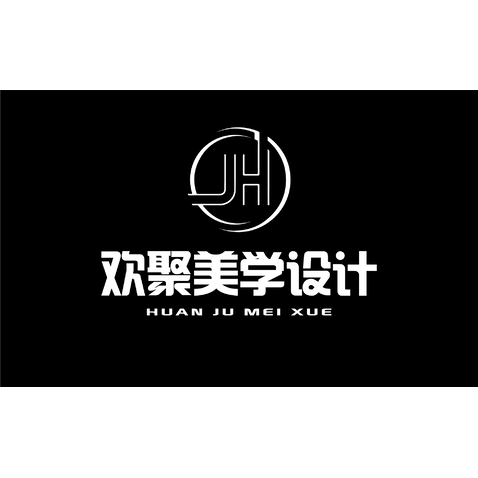 欢聚美学设计logo设计