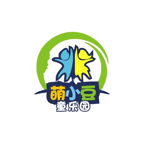 萌小豆童乐园logo设计