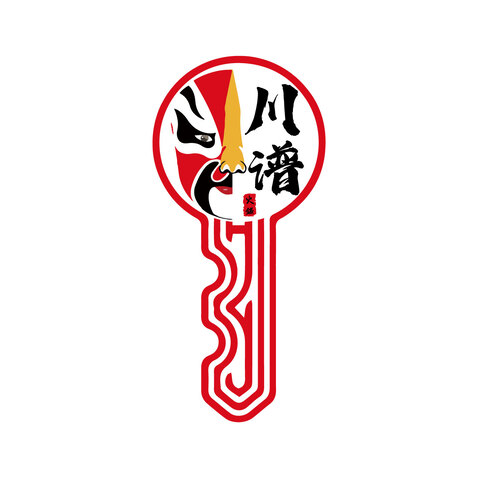 川谱火锅店logo设计