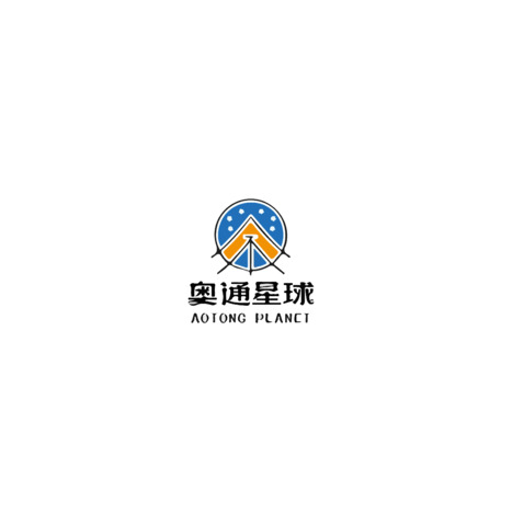 奥通星球logo设计