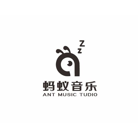 蚂蚁音乐工作室logo设计