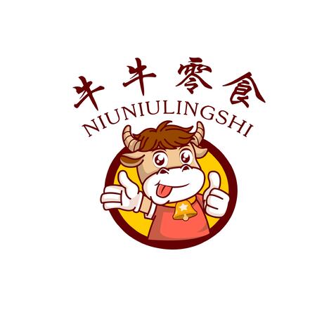 牛牛零食logo设计