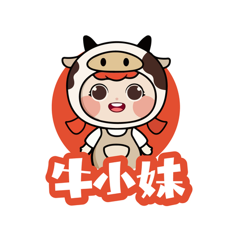 牛小妹logo设计