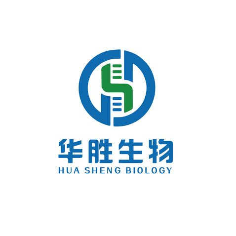 华胜生物logo设计