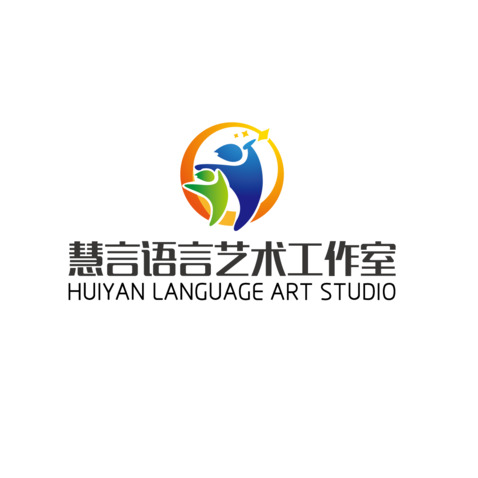 慧言语言艺术工作室logo设计