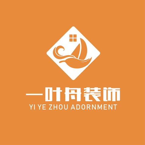 一叶舟装饰logo设计