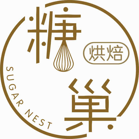 糖巢烘焙logo设计