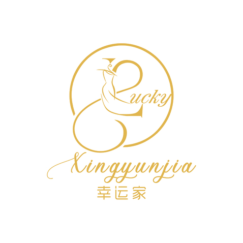 Luck幸运家logo设计