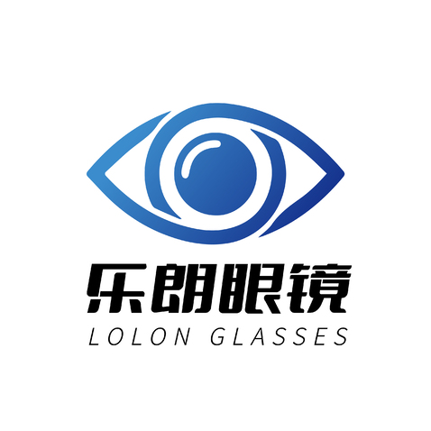 乐朗眼镜logo设计